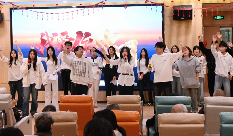 青春暖夕陽，藝術潤心田——我校組織大學生志愿者開展養老院志愿服務暨文化藝術交流活動